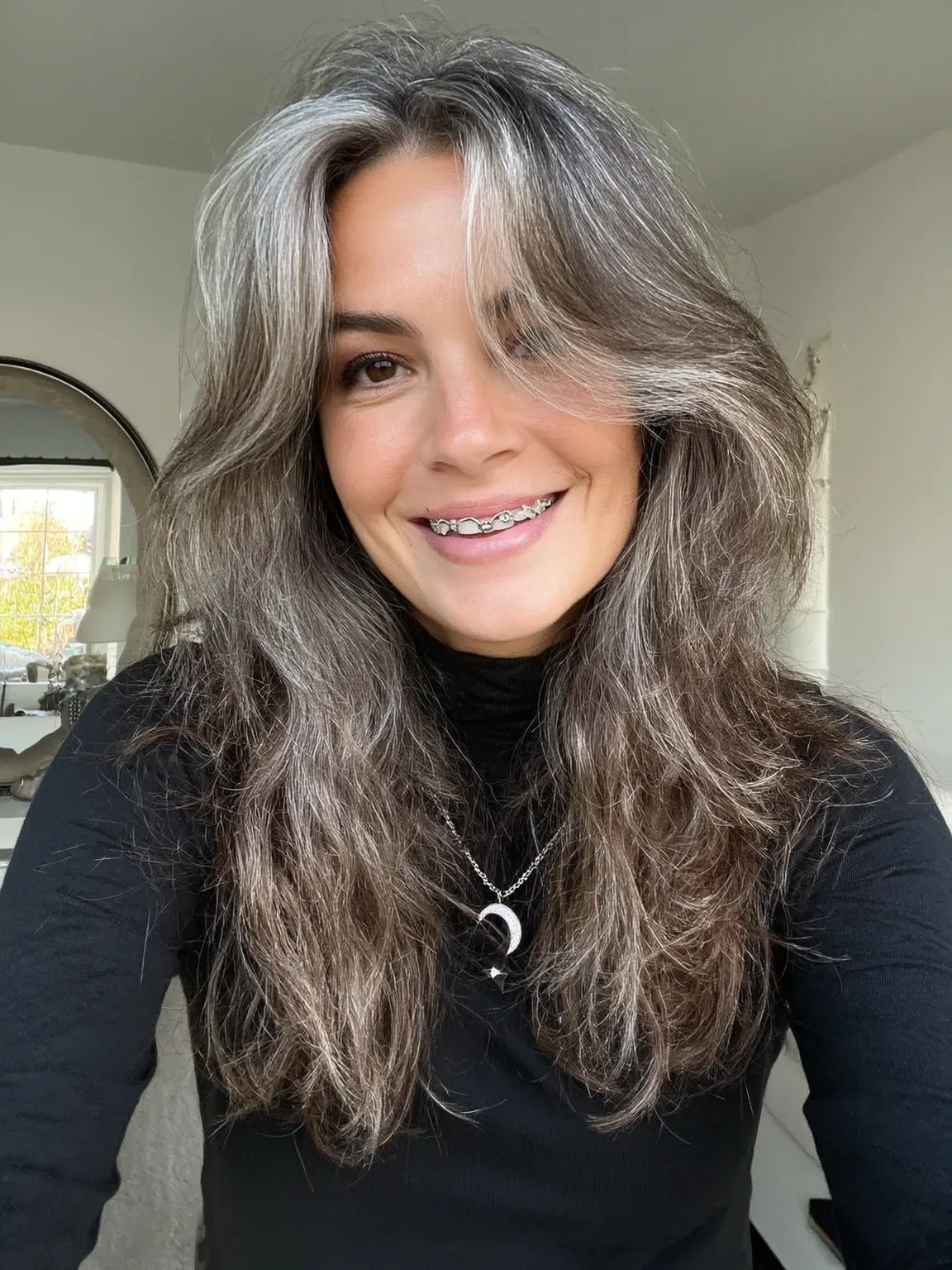 25 Stunning Chestnut Brown Hairstyles With Bangs for Women Over 40 That Frame and Refresh